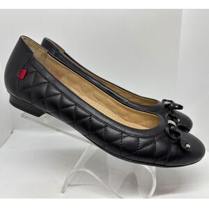 NWB Marc Joseph New York Pearl Street Flat Black Quilted Nappa Leather US 10